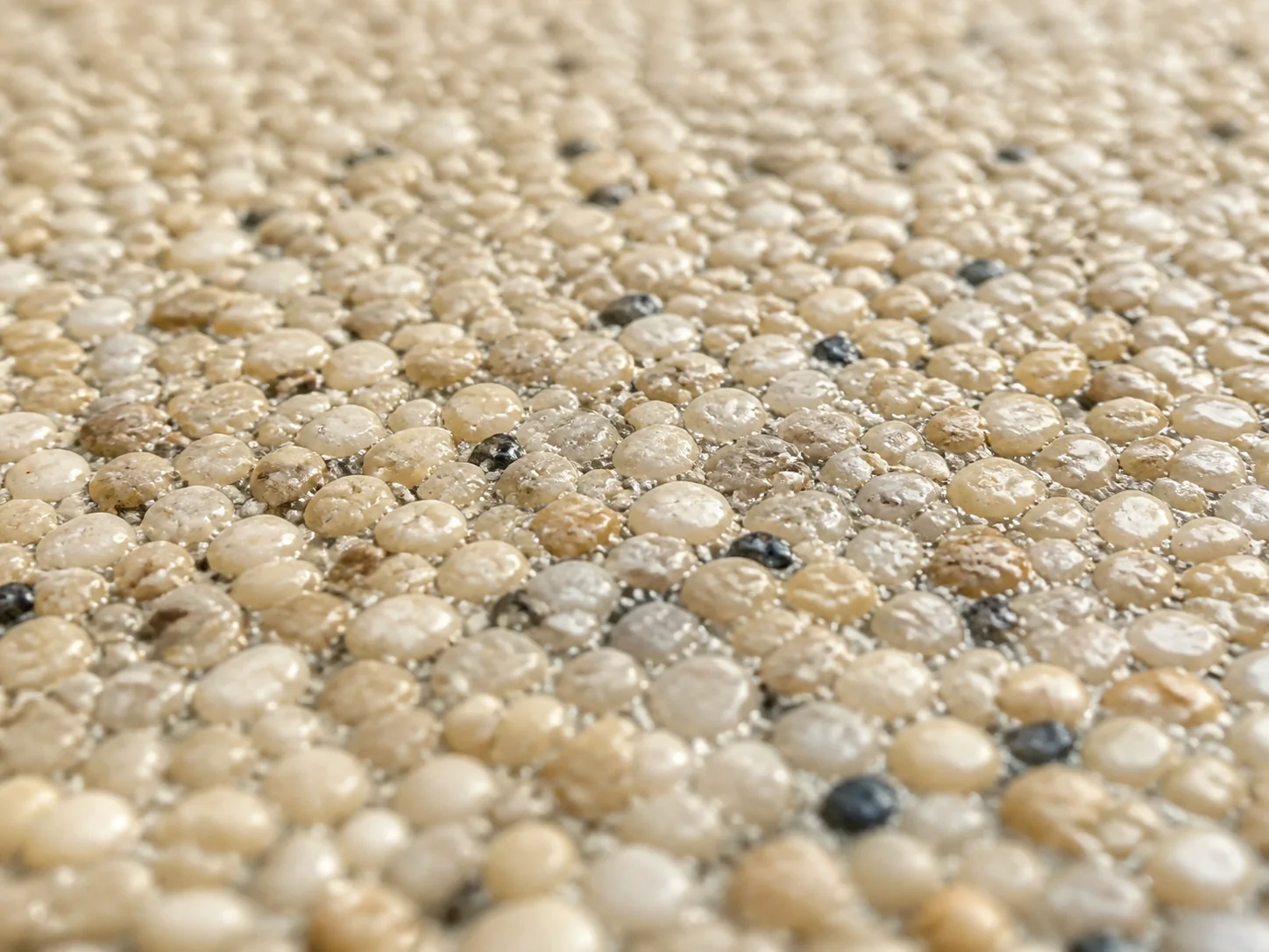Detail Steinteppich für Aussenbereich
